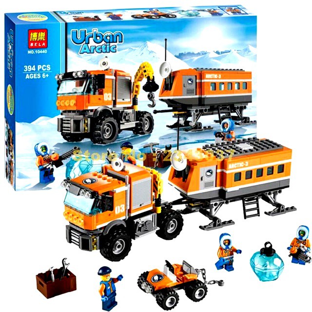Bộ đồ chơi lắp ráp Cities 10440- Thám hiểm cực bắc