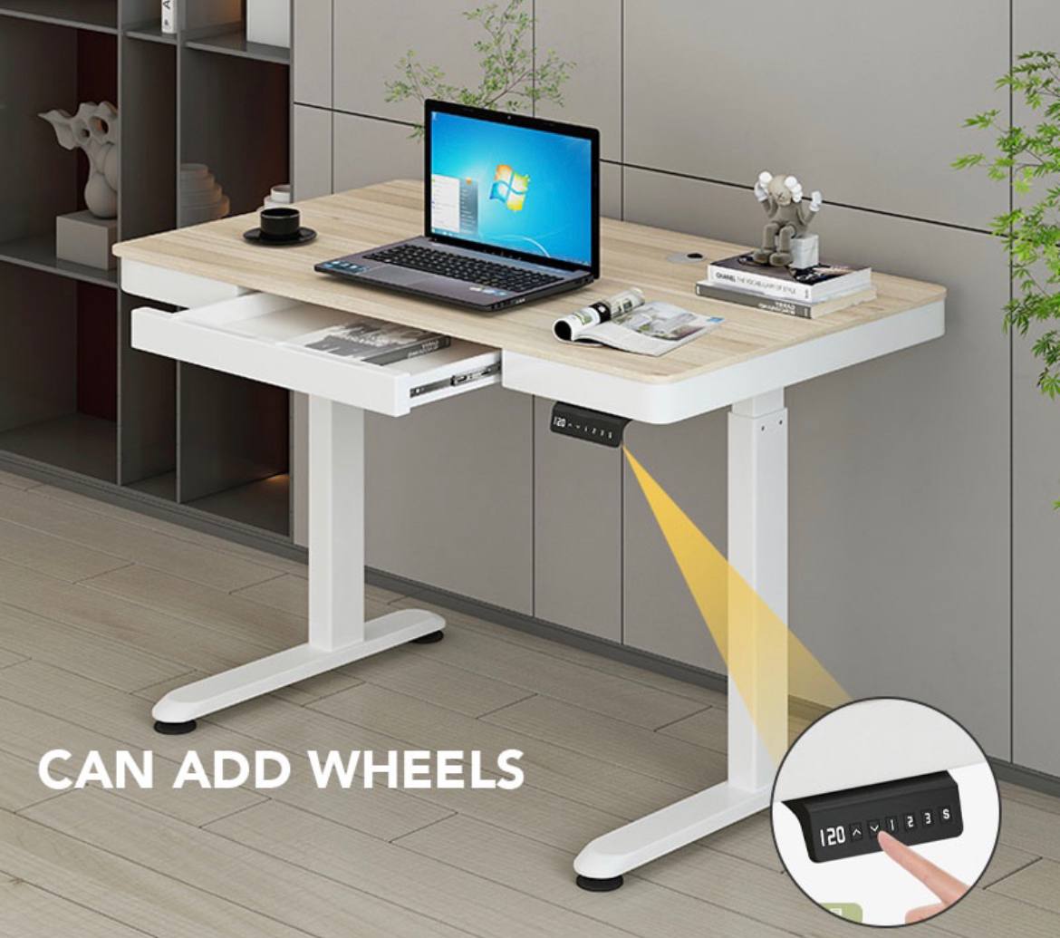 [100cm x 60cm] Small™ Electric Height Adjustable Standing Desk Smart