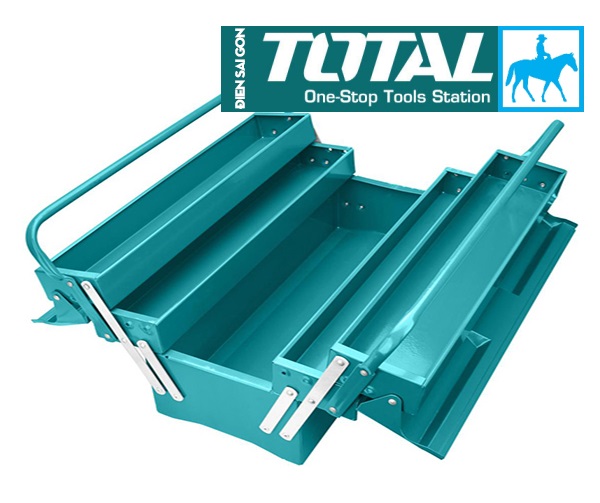 THÙNG ĐỒ NGHỀ THÉP Hộp đồ nghề 3 TẦNG 16 inch Total THT10702