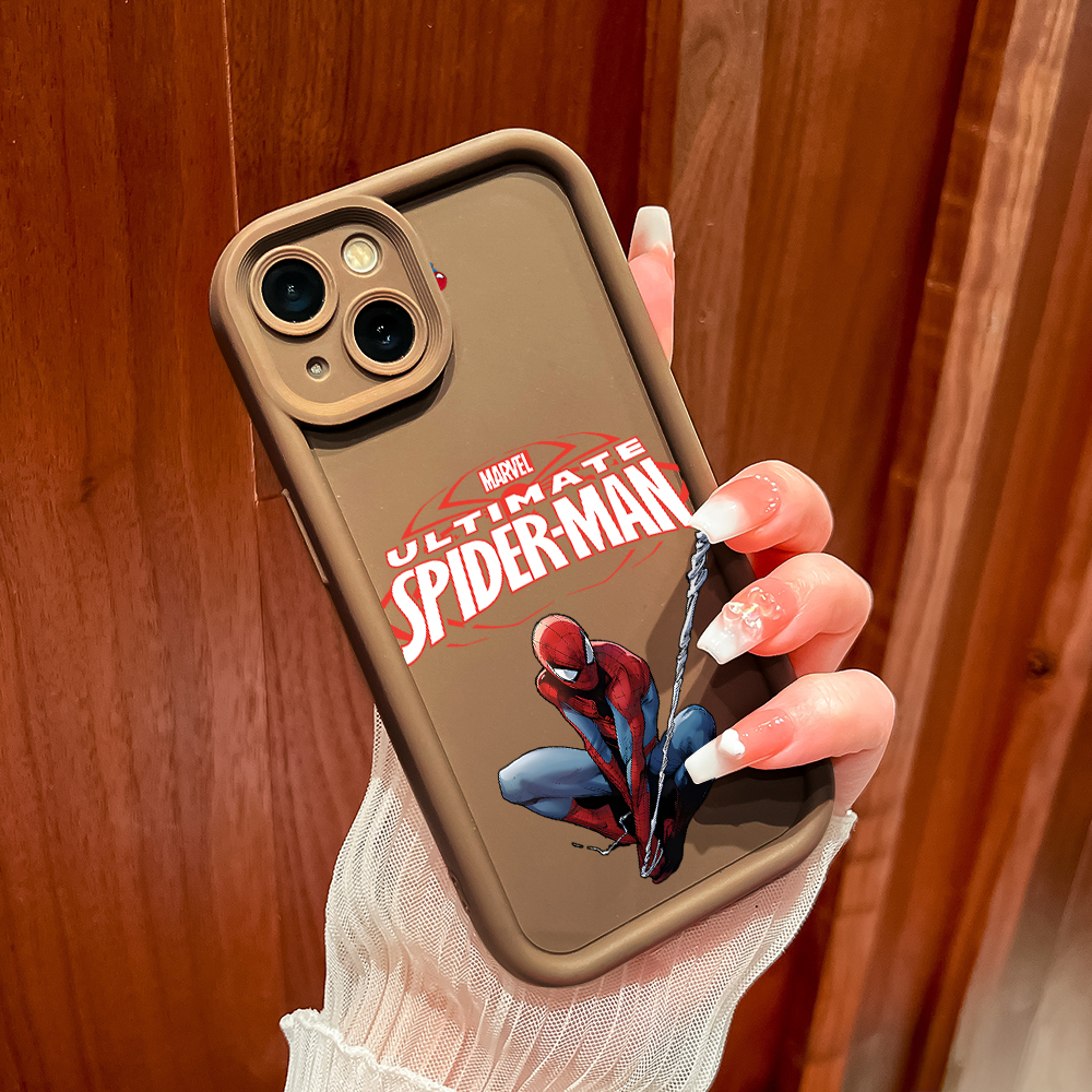 Hontinga for Infinix Note 40 Pro 4G 5G Note 40 Back Cover Marvel Spider Man Pattern Case Ladder Soft Rubber Mobile Phone Cover. 