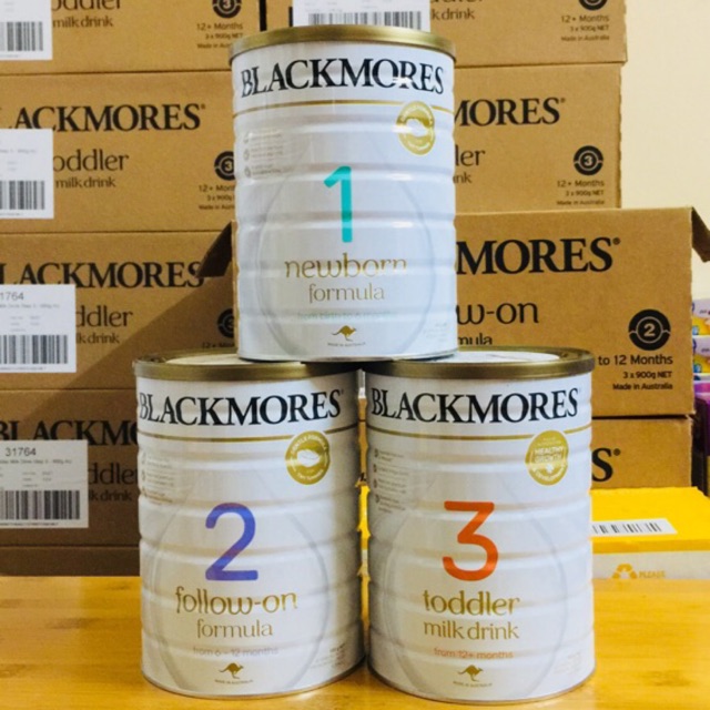 [Date 2024] Sữa BLACKMORES ÚC đủ số 1,2,3 900gr