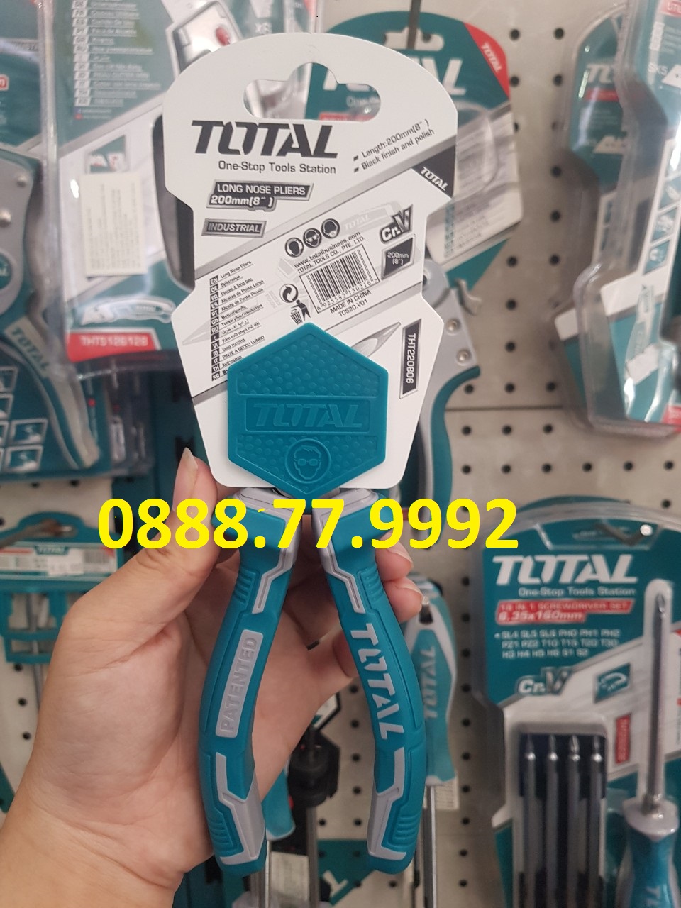 Kềm cắt mỏ  dài 200mm  TOTAL THT220806