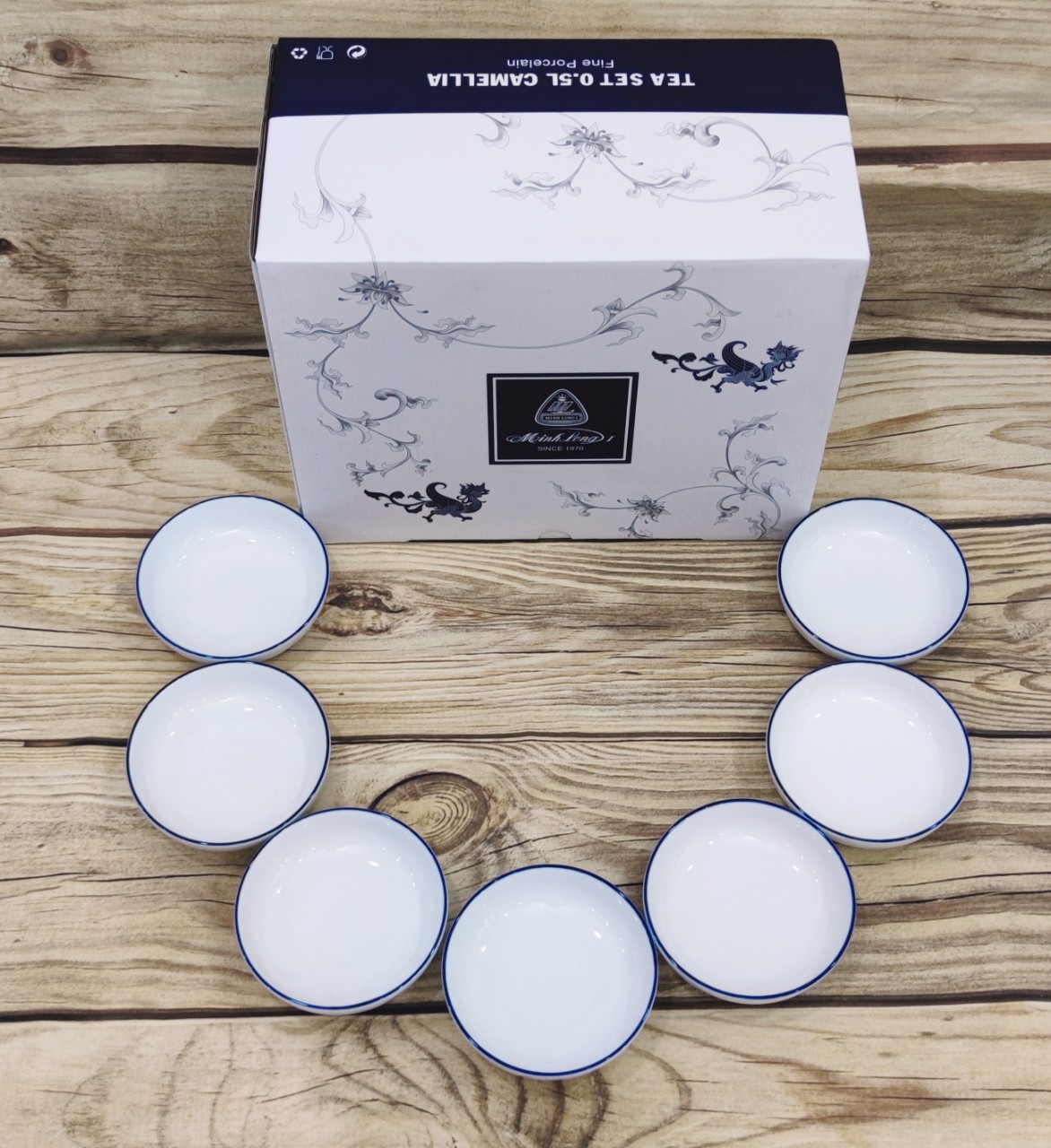 chén nước chấm sứ Minh Long - chén nước chấm sứ