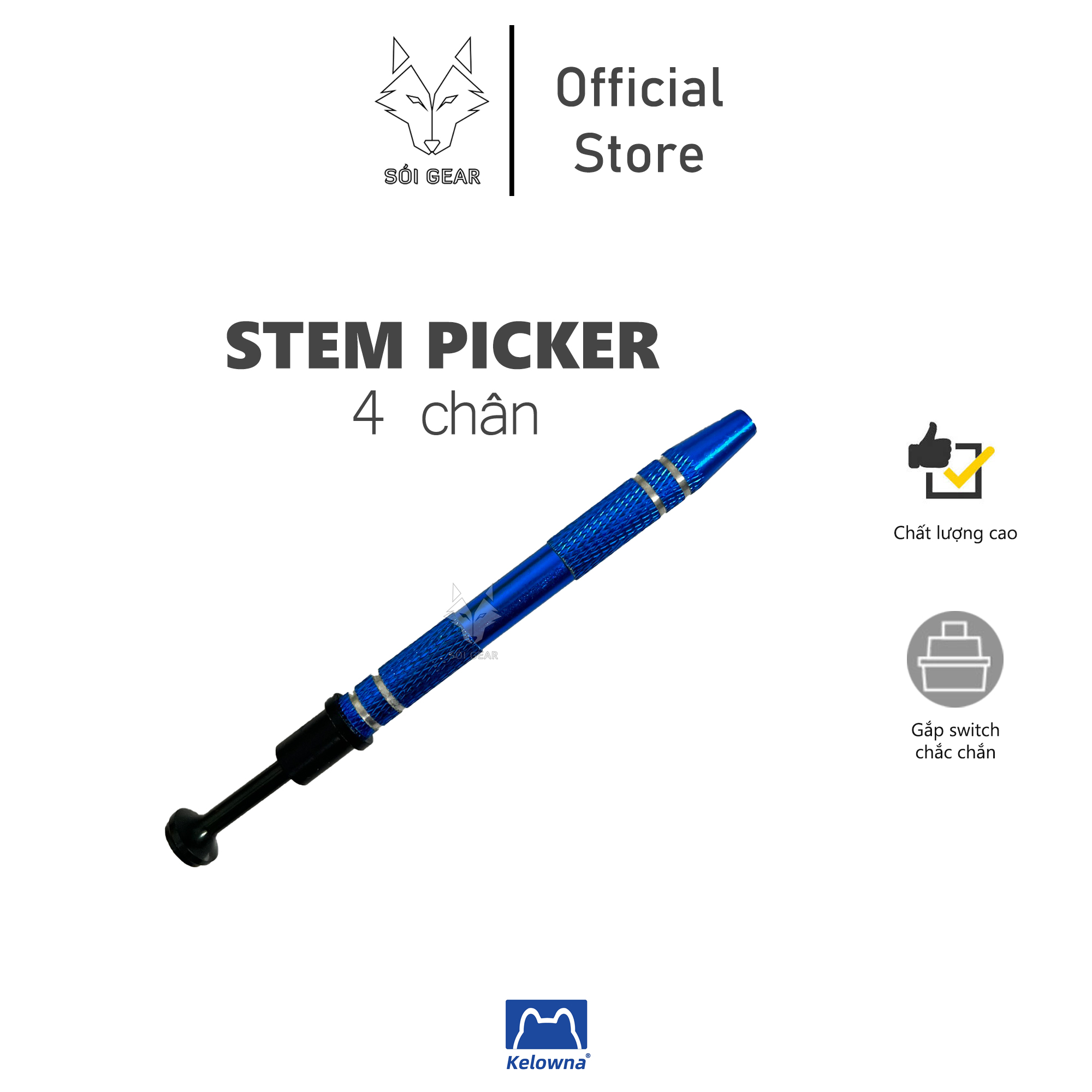 Bút 4 chân gắp slider - stem switch dành cho bàn phím cơ