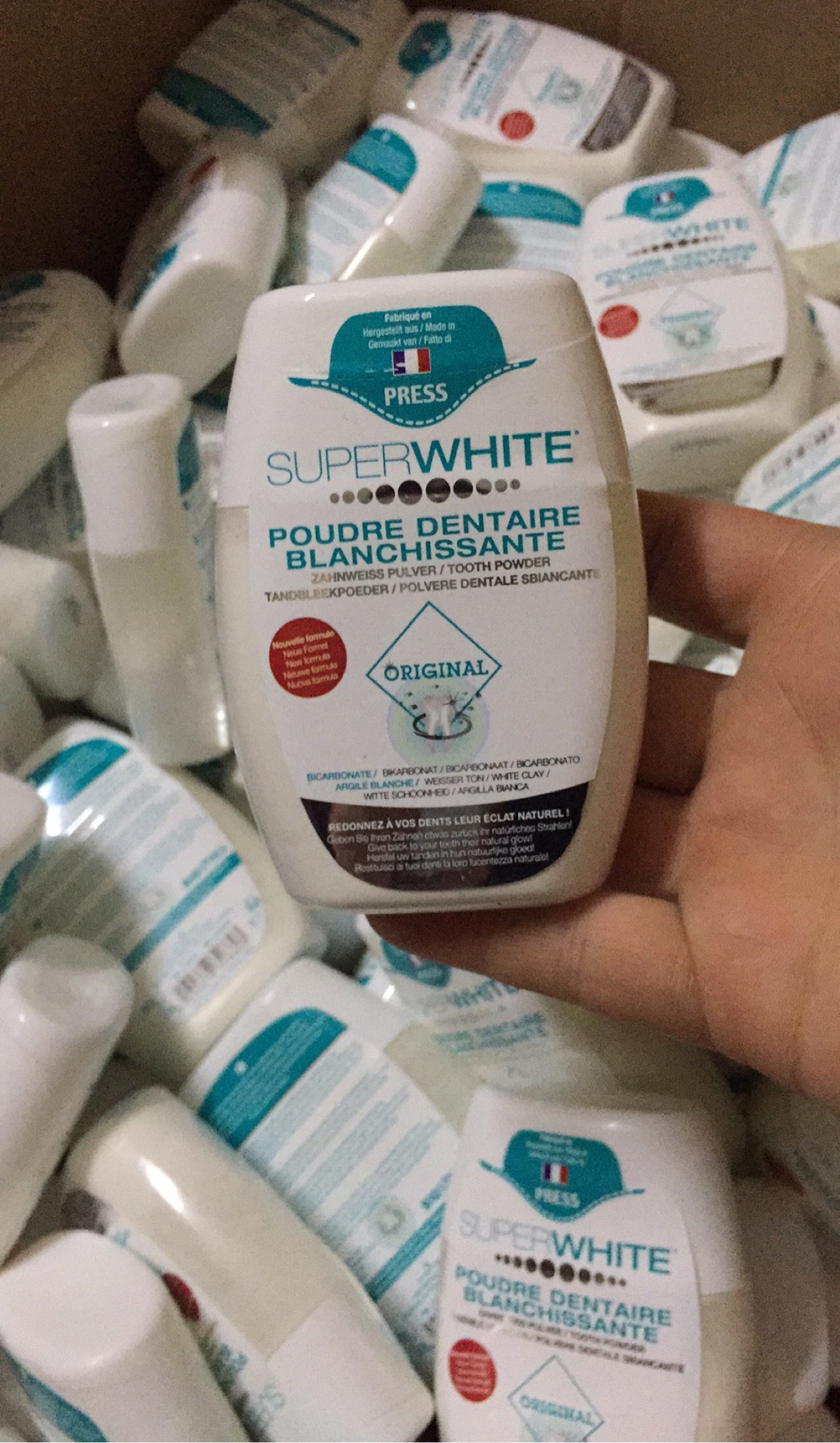 Bột làm trắng răng Super White Pháp