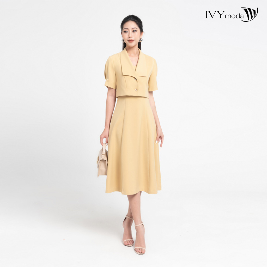 Áo vest cách điệu tay bồng IVY Moda MS 67M8263