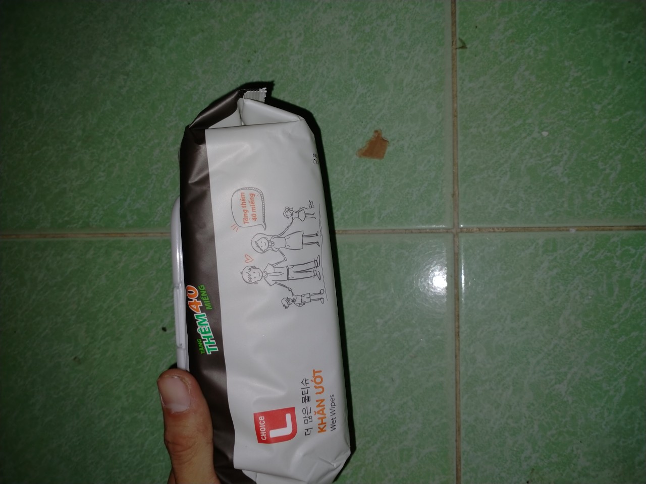 Khăn giấy ướt lotte 120 tờ cao cấp
