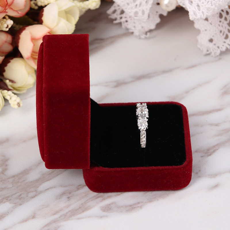 Flannelette Ring Box Ring Gift Box