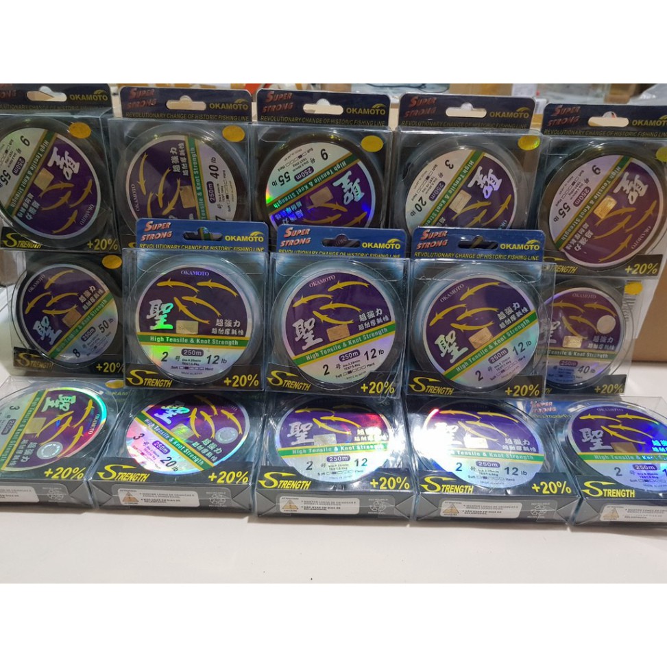 Cước Câu 4 con Cá 250m