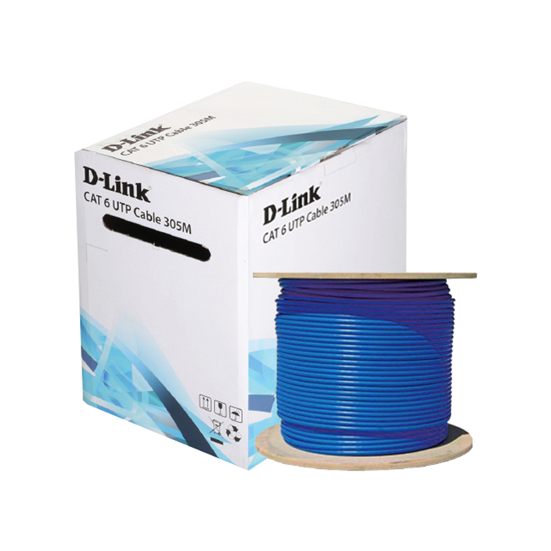 D-Link Cat 6 UTP Cable Professional Series CAT6 (UTP) 24AWG Blue Color ...