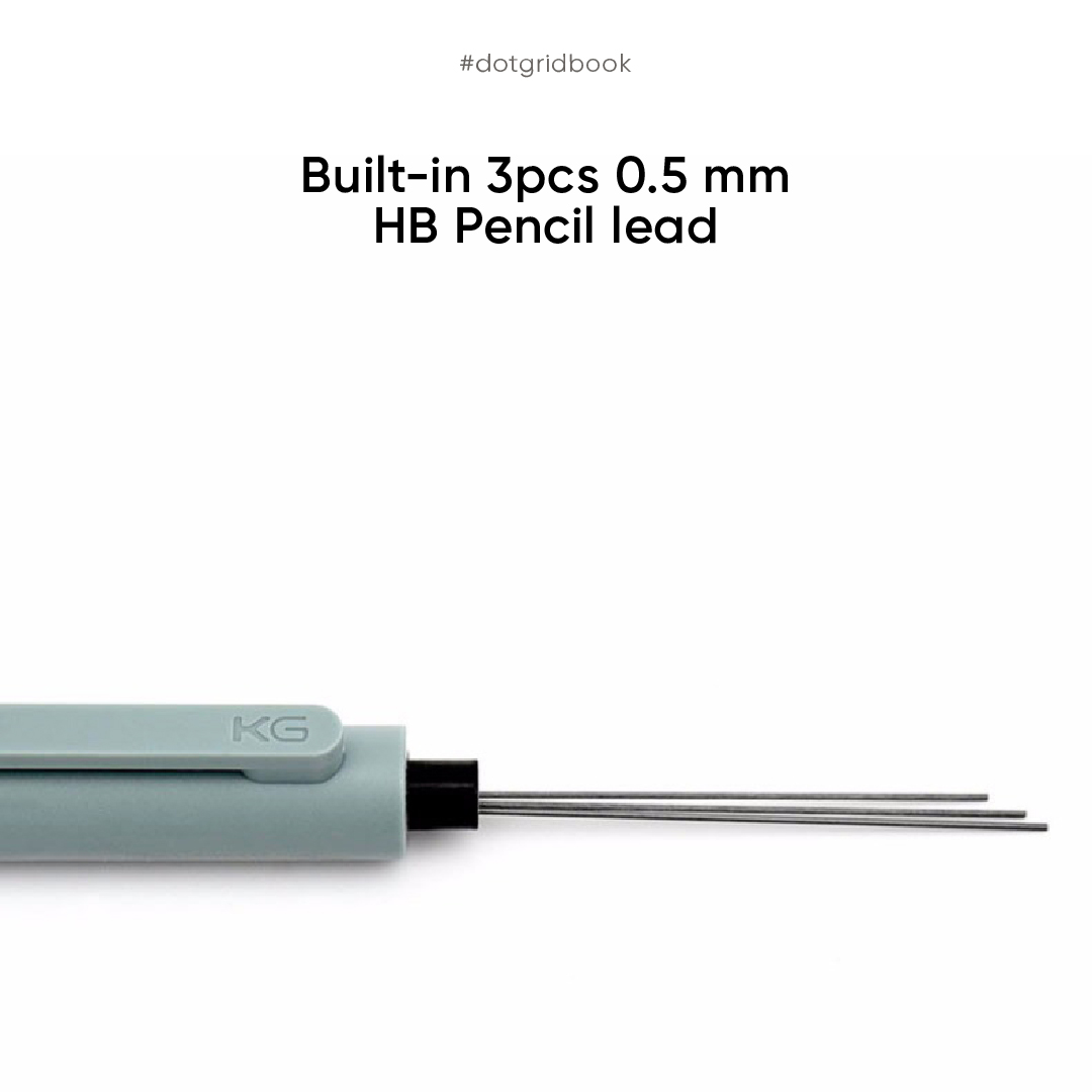 Bút chì bấm KACO Rocket 0.5mm (hàng chính hãng)