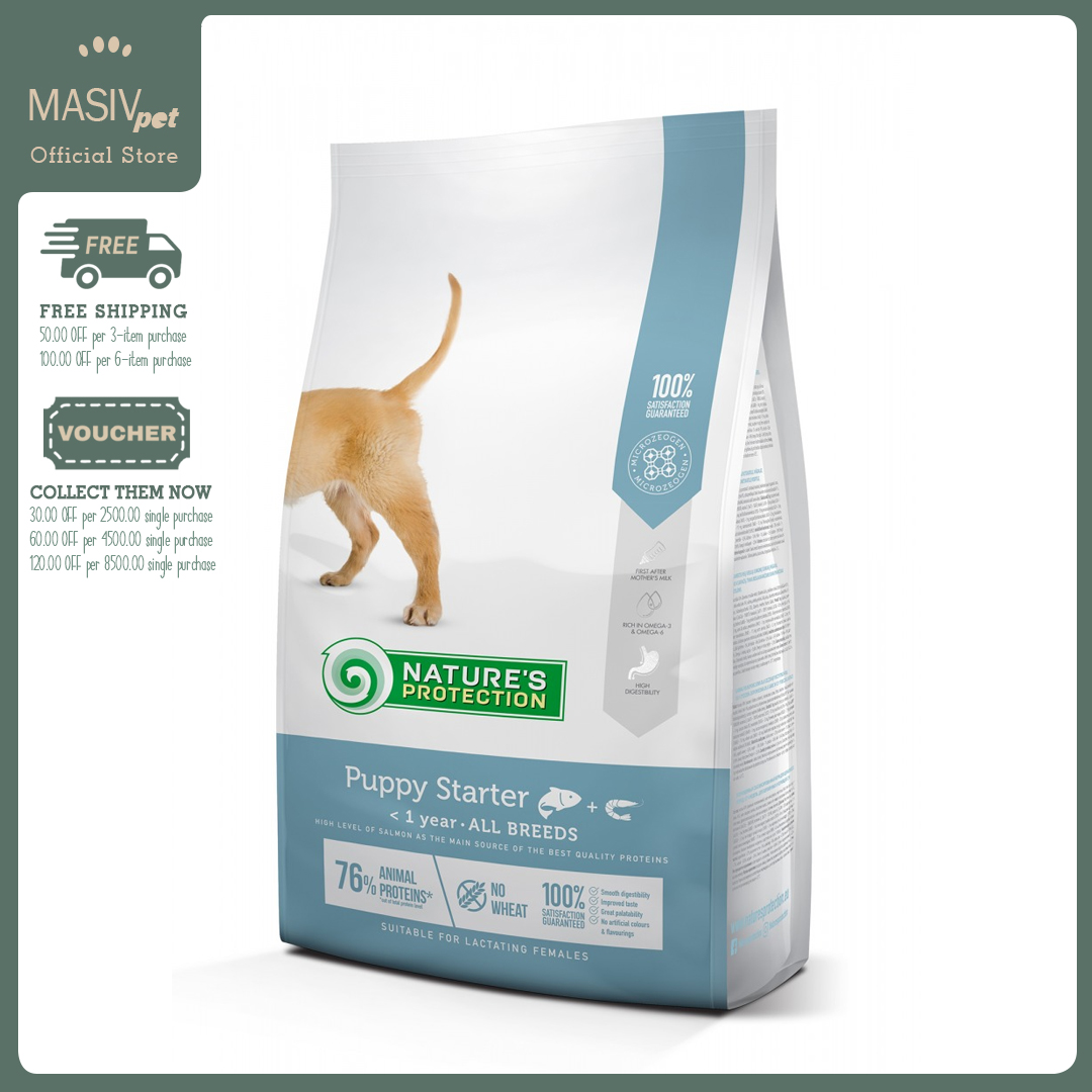 Nature's Protection Puppy Starter Dog Dry Food 2kg All Breed Canine