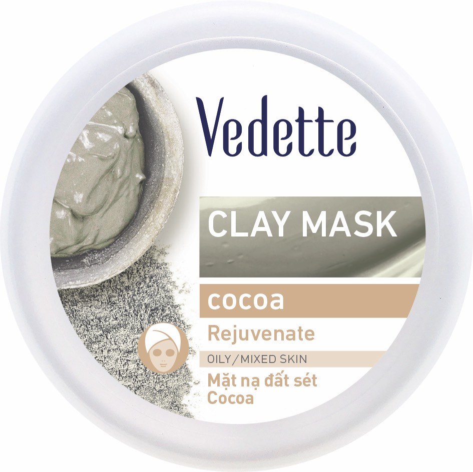 Mặt nạ đất sét Cocoa Vedette 12g