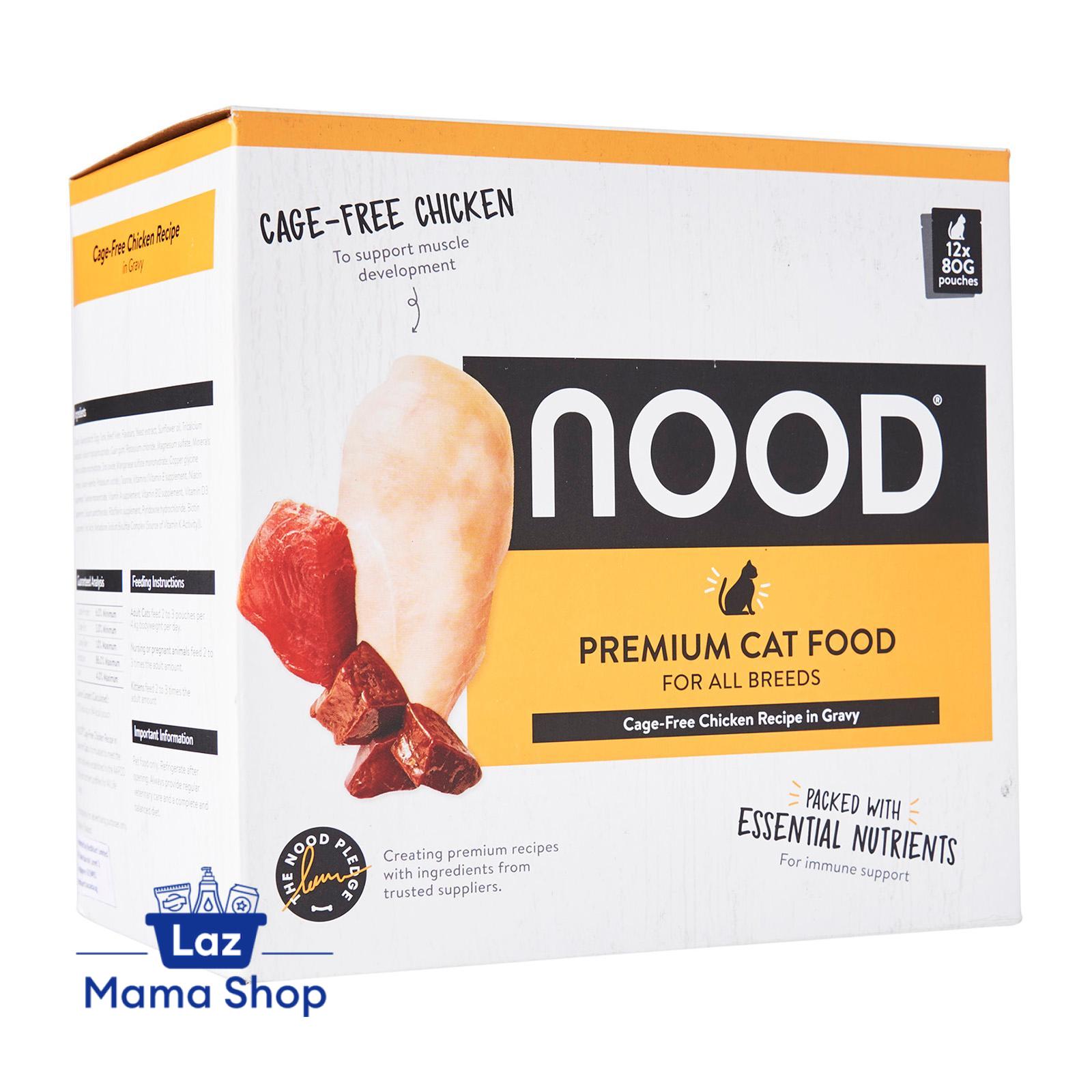 NOOD Cat Wet Food CageFree Chicken 12s (Laz Mama Shop) Lazada Singapore
