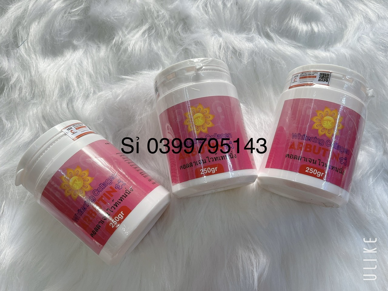 Combo 3 hủ kem kích trắng abutine 3c3 hồng