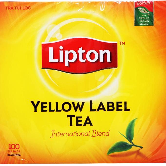 Trà Lipton Nhãn Vàng 100 gói x 2g