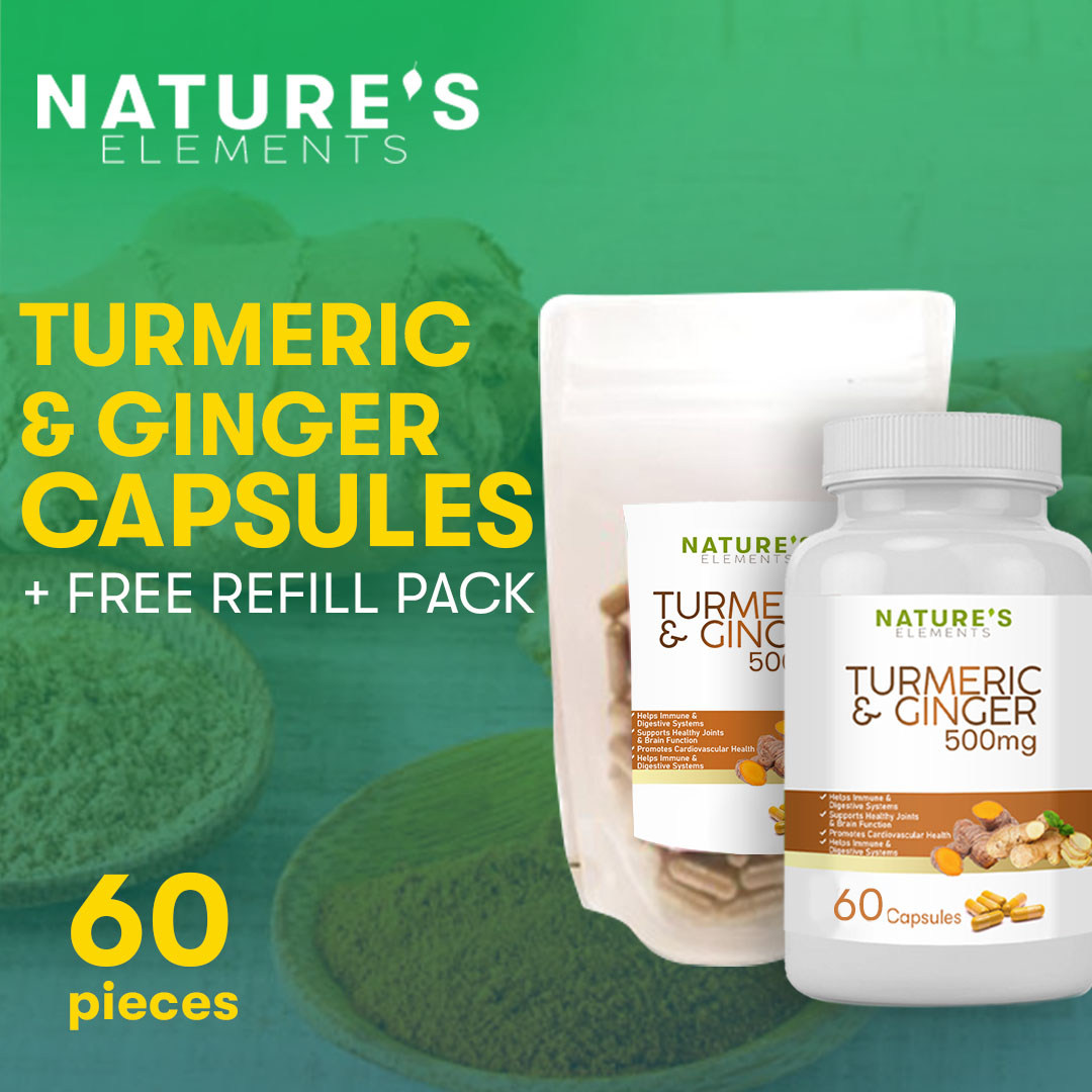 thumbnail interactive-video image 1 of Turmeric Ginger Capsules – 3000mg Organic Herbal Supplement For Joint & Wellness 1 of 11