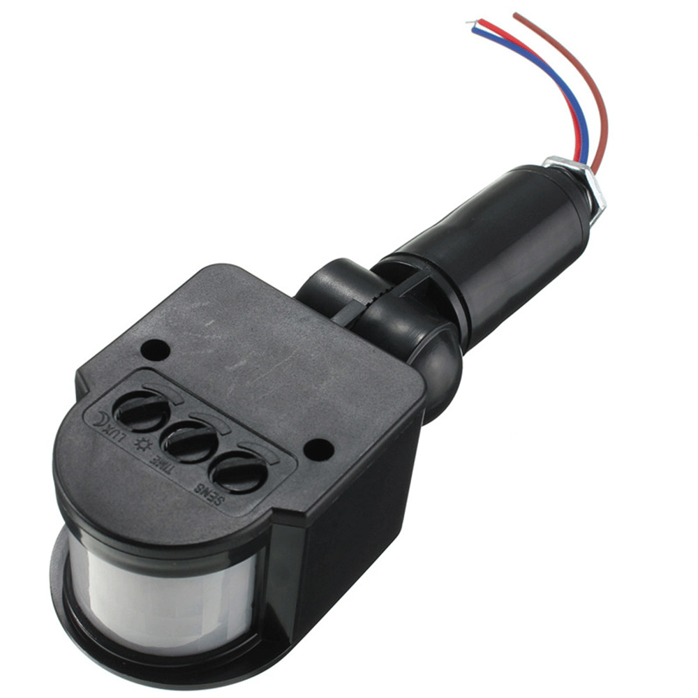 【TopazTrove】12V Motion Sensor 220V 110V Movement Automatic Infrared Wall Mount Timer Outdoor 24V LED Motion Sensor Light Switch. 