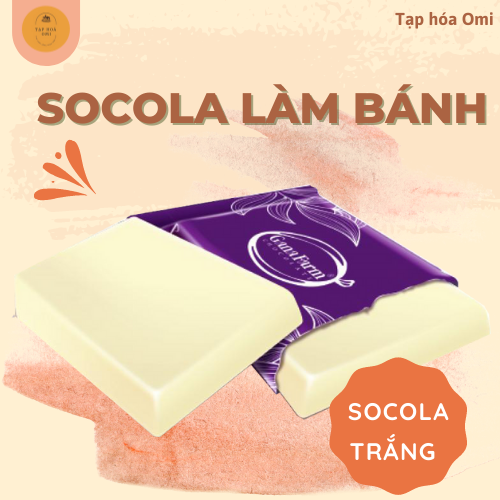 Socola trắng GanaFarm túi 250g || 500g || 1kg