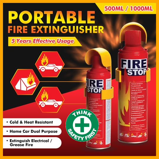 [SG] Portable Fire Extinguisher/ Mini Home Car Fire Extinguisher