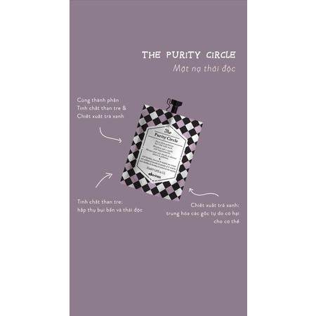 Mặt nạ thải độc cho da đầu Davines THE PURITY CIRCLE 50ml