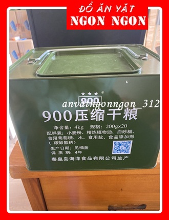 Hộp Lương Khô Quân Đội Thùng Sắt 4kg