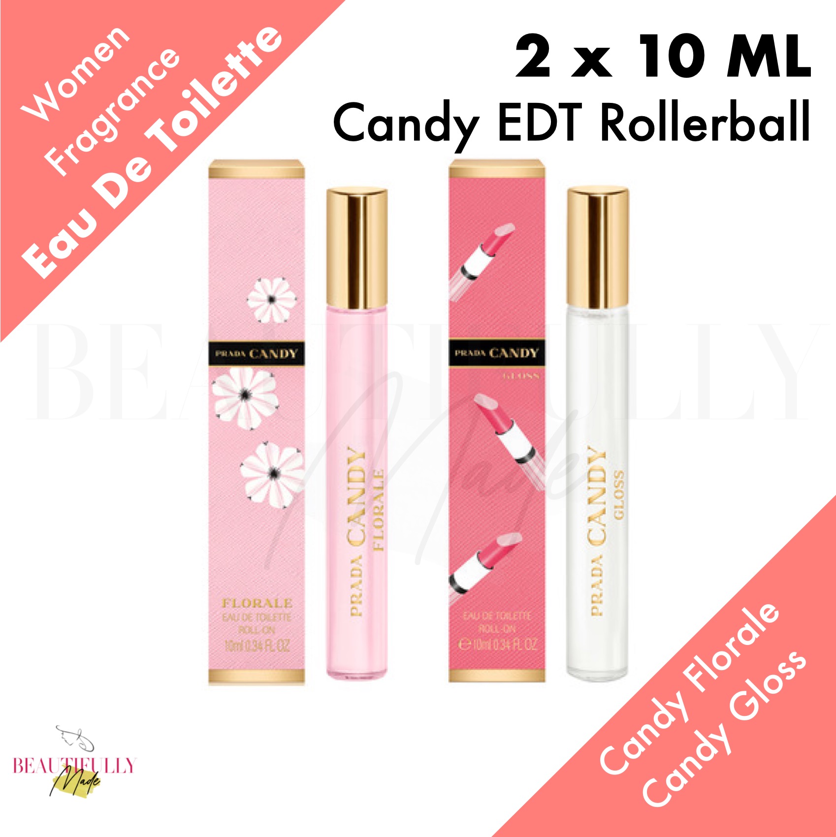 Candy Florale Prada Candy Lip Gloss Bundle Set] Prada Candy - Main Image