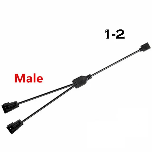 M / b Rgb Aura Sync Jst Sm Adaptateur Câble, Transfert vers 12V 4pin Rgb et  5v 3pin Argb, Jst-3p Sm3p Sm4p El Wire Cord, mâle / femelle