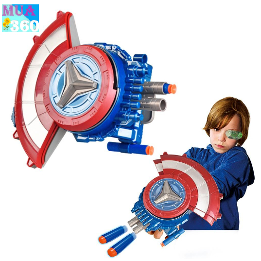 Đồ chơi siêu anh hùng khiên đội trưởng - khiên captain america - đồ chơi hóa trang siêu anh hùng