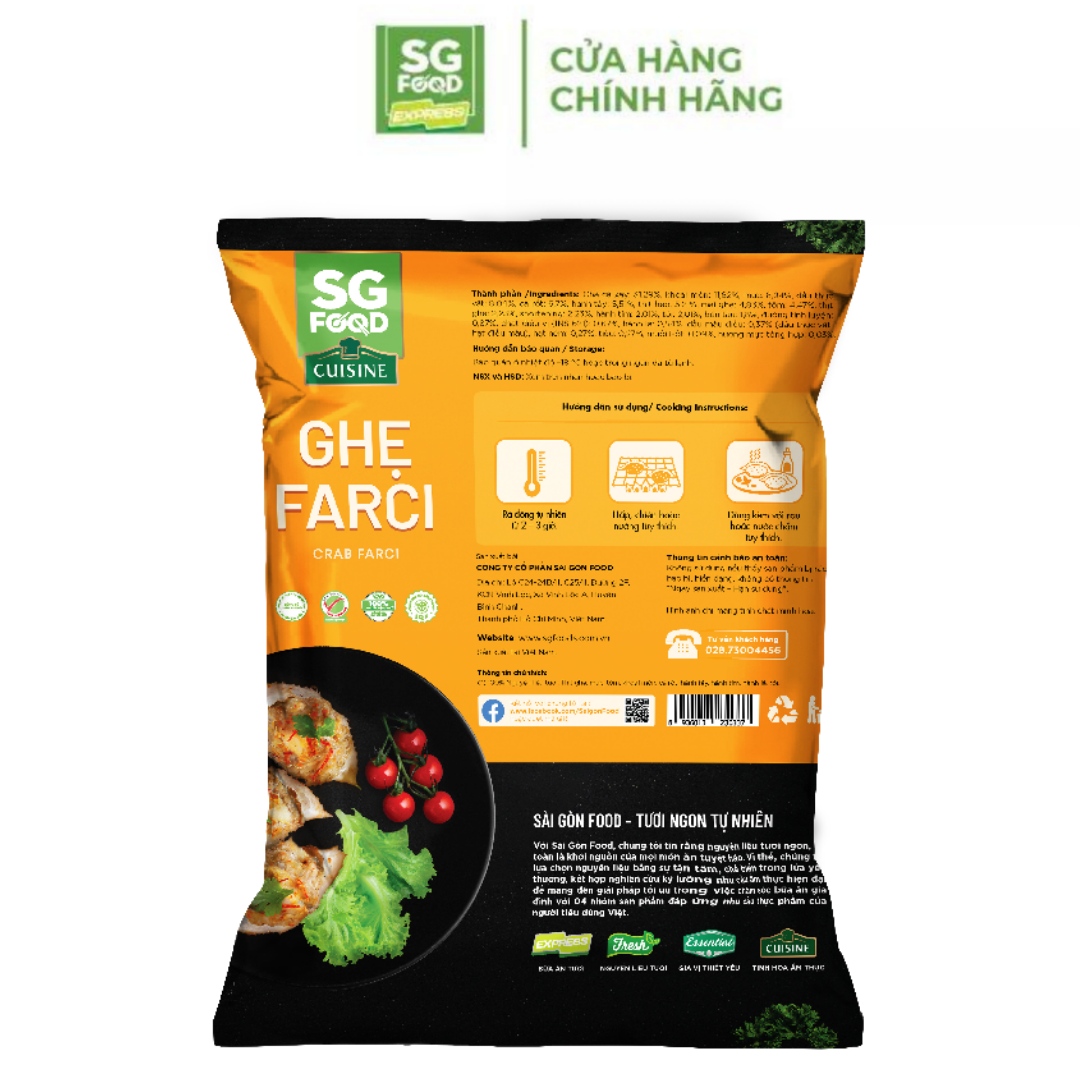 Ghẹ Farci SG Food 400g