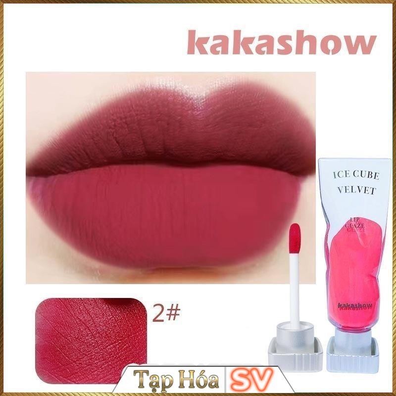 Son bùn chất lì KaKaShow Ice Cube Velvet Lip Glaze Matte