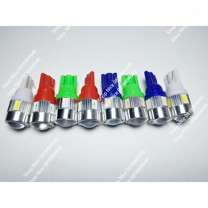 Đèn led xi nhan xe máy đề mi 6 tim led giá 1 chiếc