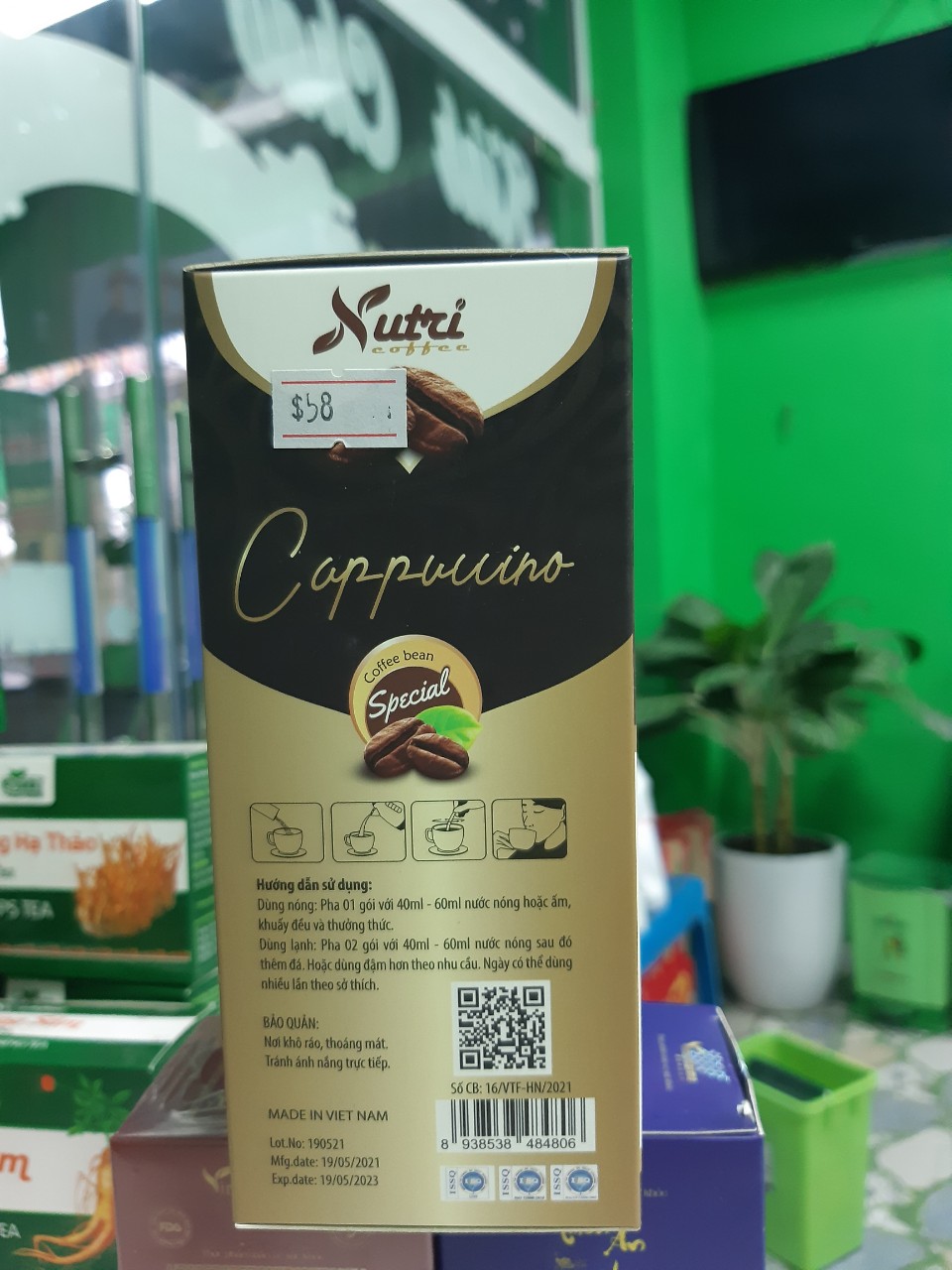 cà phê capuchino vị đặc biệt