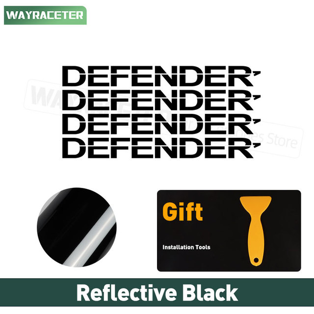 【Support-Cod】 4 Pcs Reflective Car Tires Alloy Rim Wheel Sticker For ...