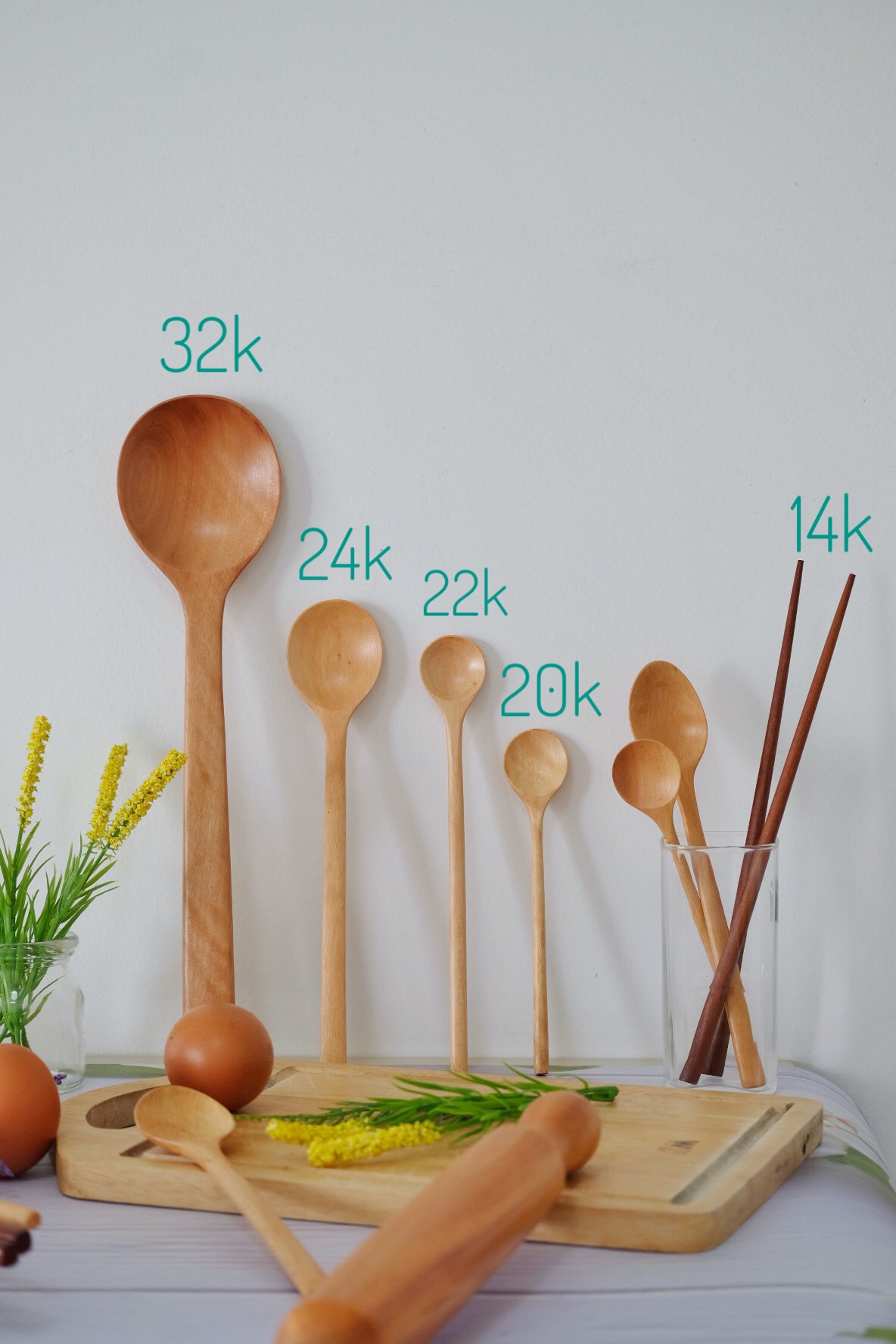 Thìa muỗng gỗ tròn - Hàng xuất khẩu