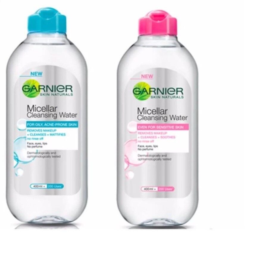Garnier Micellar Water 400ml / Cleansing Water/ Make Up Remover Lazada