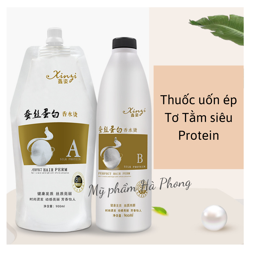 Thuốc uốn tóc HDV6 COLLAGEN Thuốc Ép Tóc HDV6 Collagen mềm hóa truyền thống, uốn ép dùng chung số 1 Cặp 1000ml