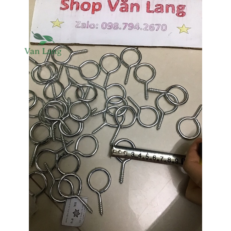 Sỉ 10 vít khoen tròn - khuy tròn cỡ to - lẻ như sỉ