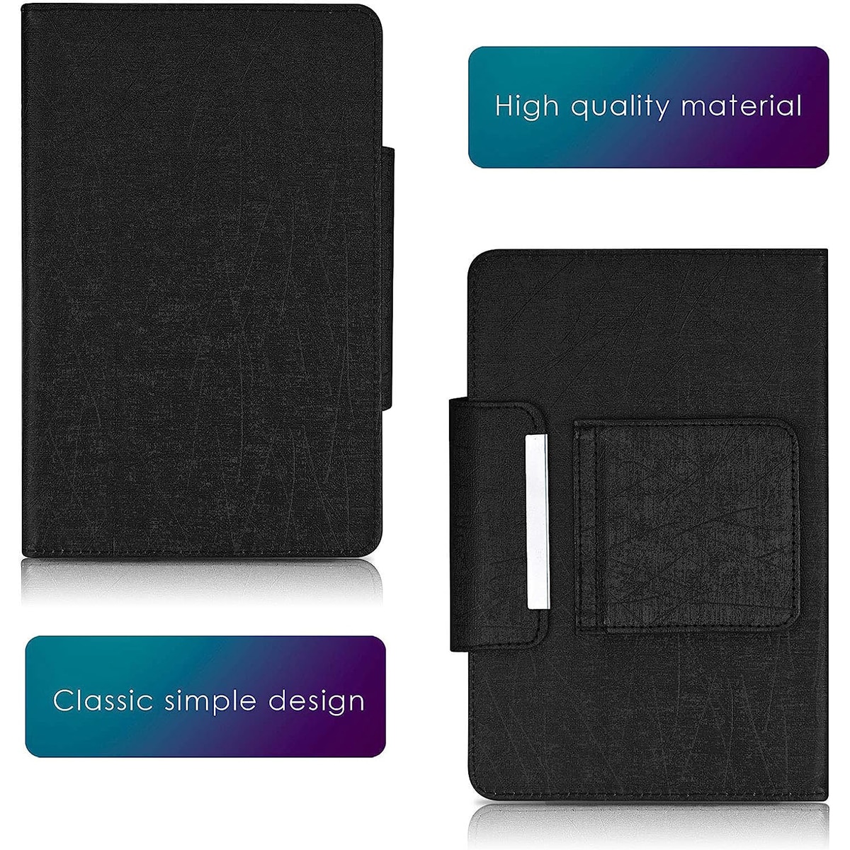 Keyboard Case for 7 8 9 10.1 inch Universal Tablet PU Leather Tablet Stand Cover for Android iPad Samsung Huawei Lenovo Funda