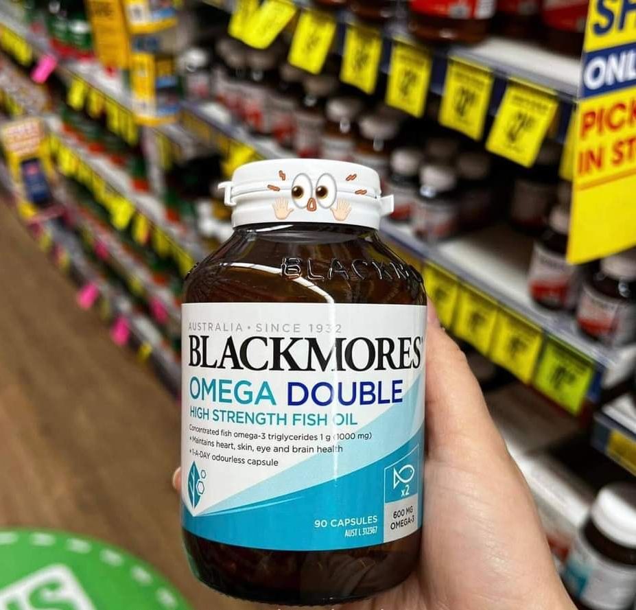 Blackmores Omega Double High Strength Fish Oil 90 Capsules