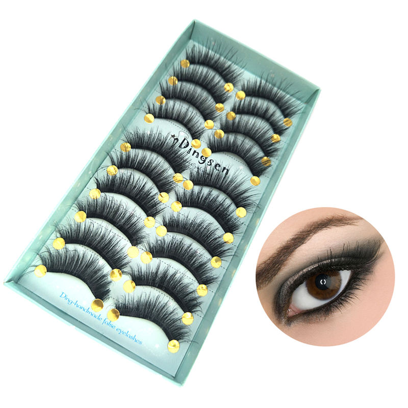DINGSEN%20New%2010%20pairs%20natural%20false%20eyelashes%20lashes%20long%20makeup%203d%20mink%20lashes%20extension%20eyelash%20mink%20eyelashes%20for%20beauty%20-%20Image%2010