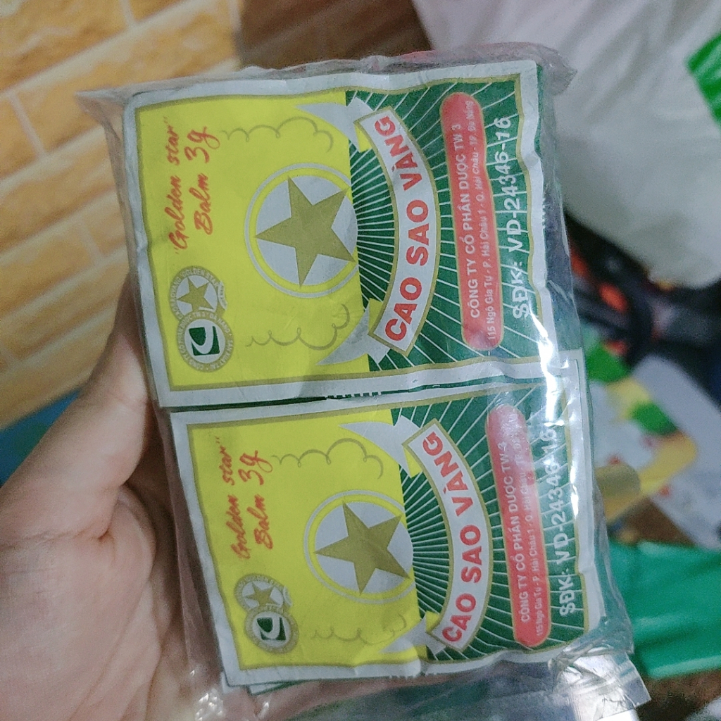 Cao Sao Vàng Dầu Cù Là Dược TW3 3g