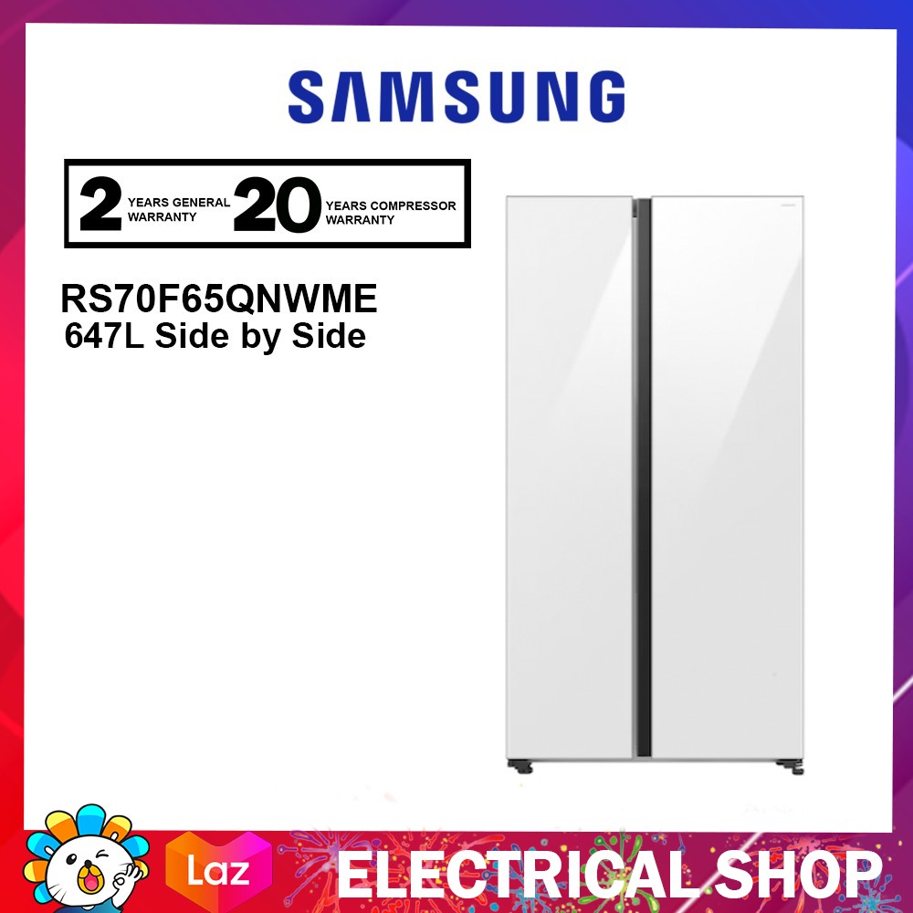Samsung Fridge RS62R5031SL 680L Inverter Side By Side Refrigerator [ Delivery only In Ipoh / Pulau Pinang / Klang Valley ]
