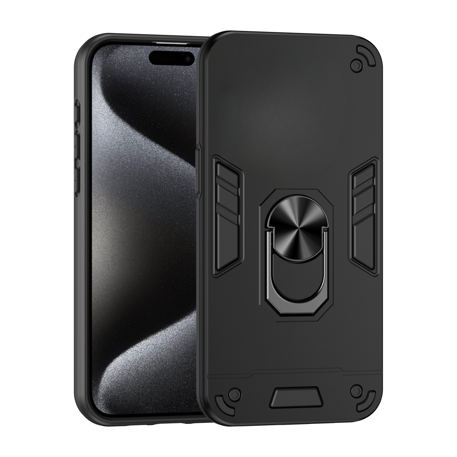For infinix Hot 50 Pro case Shockproof Armor Stand with Holder Car adsorb Ring Back cover For infinix Hot 50 Pro Back cover Phone Cases. 