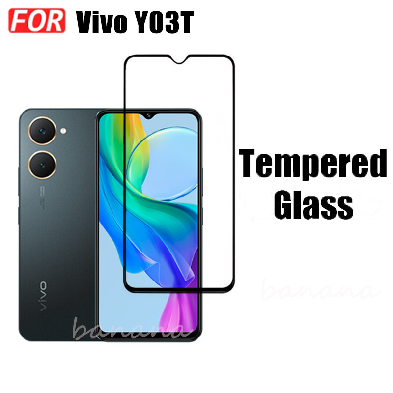 For Vivo Y03T Acrylic Phone Case Vivo Y03 Y28 Y18 Y28s Y18e Tempered Glass Screen Protector.
