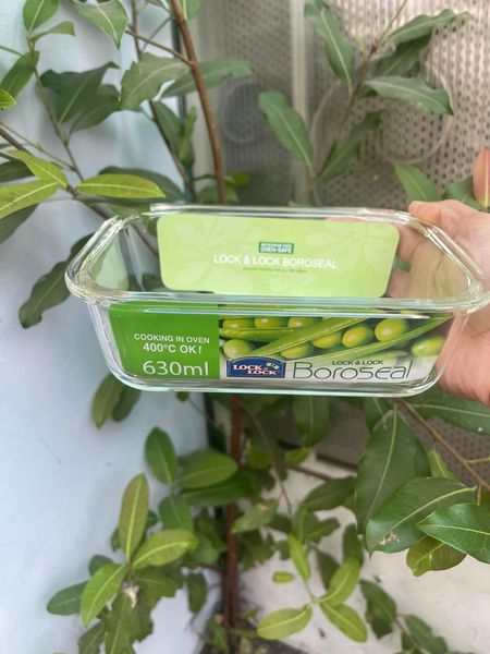 Hộp thủy tinh chữ nhật Lock&Lock  630ml
