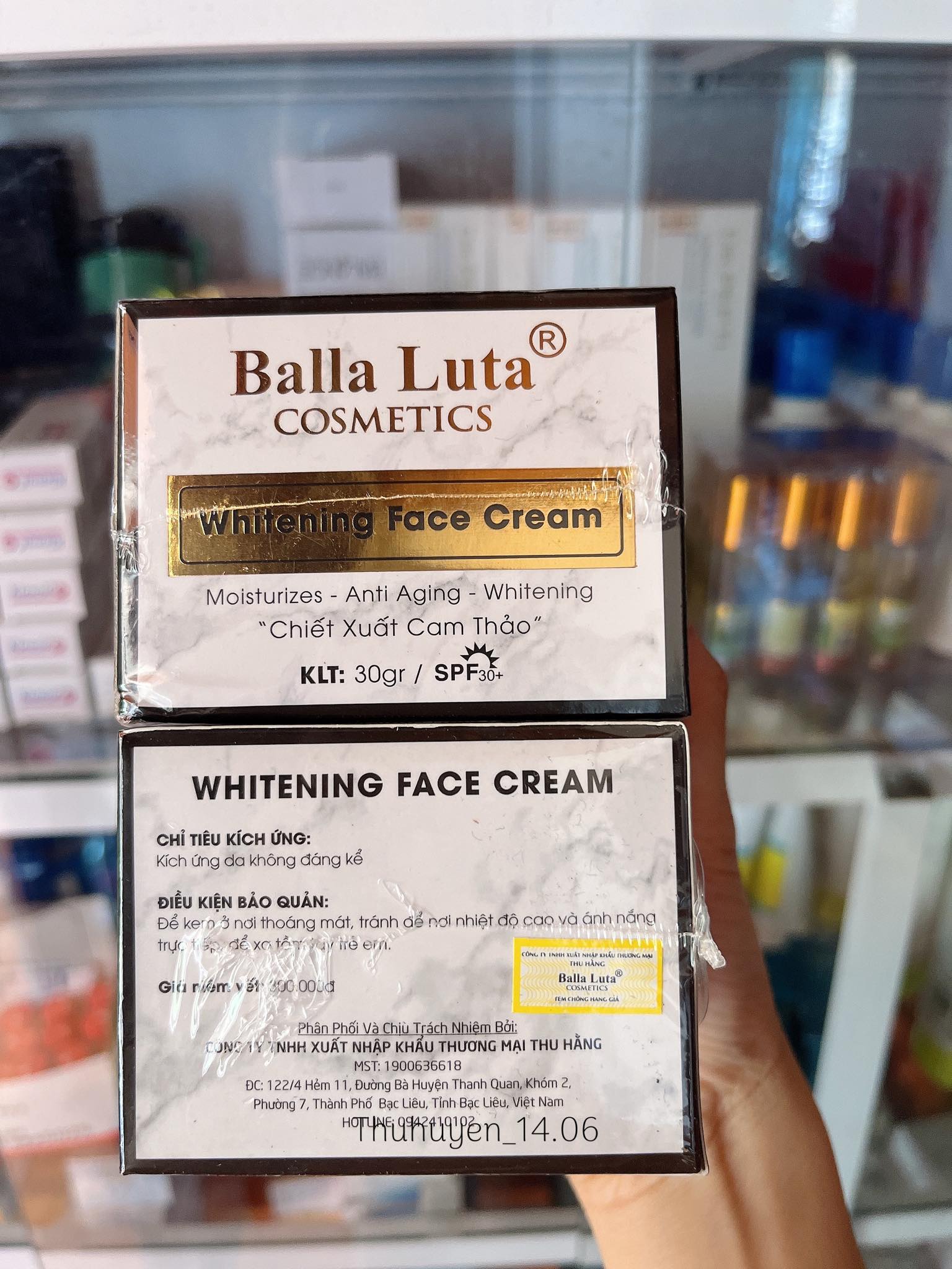 Kem face nâng cơ balla luta