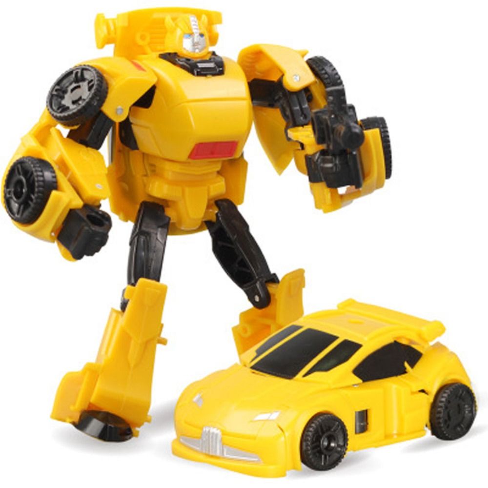 STMEN Cartoon Transformation Robot Cars Model Transformer Toy Figures ...