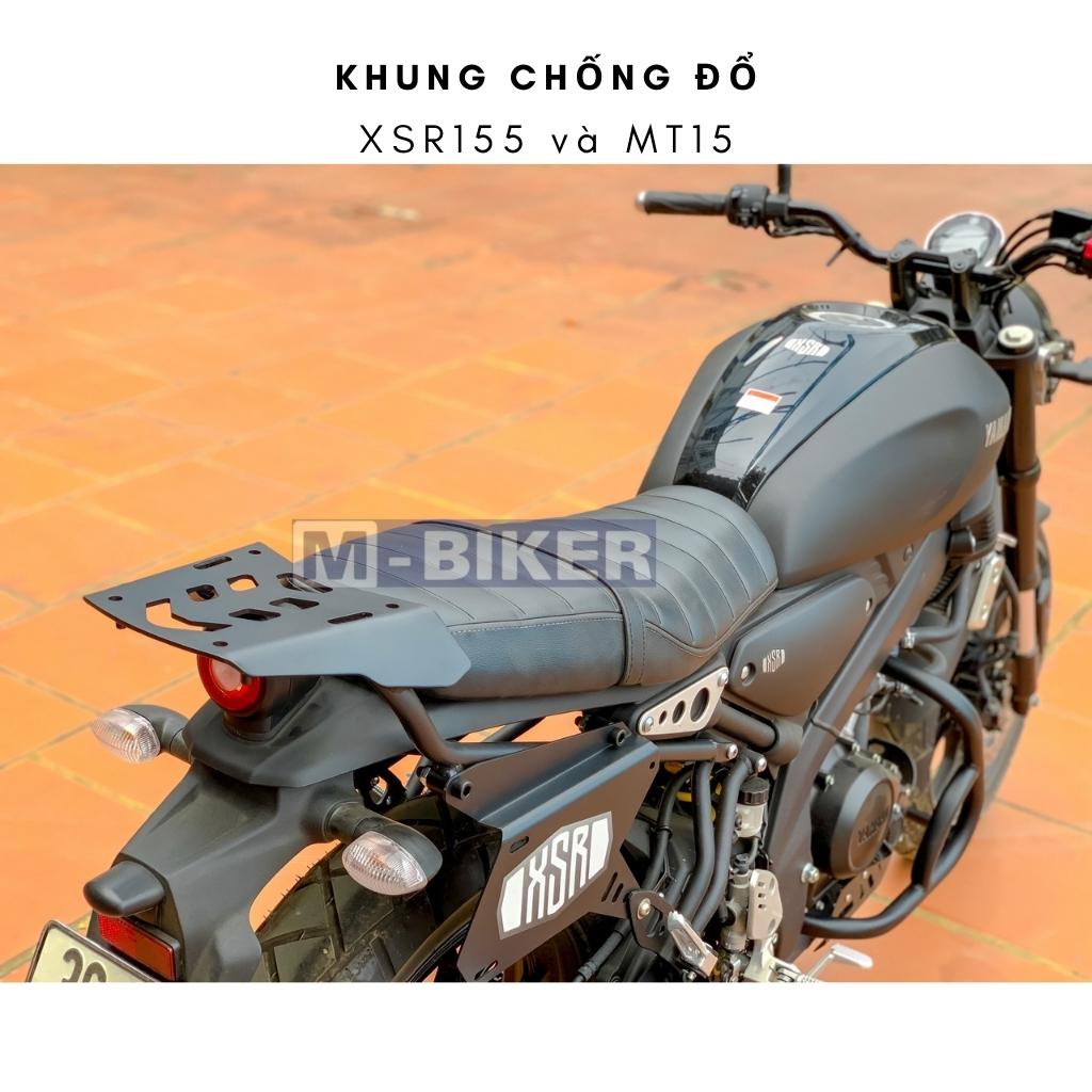 Chống đổ XSR155, MT15, khung bảo vệ xe sơn tĩnh điện màu đen