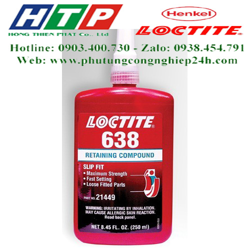Hướng dẫn sử dụng keo loctite 638 - 50ml
